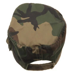 Zippered Enzyme Army Cap -Fashion Accessories Store 1234453086 2