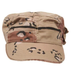 Zippered Enzyme Army Cap -Fashion Accessories Store 1234453129 2