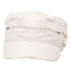 Zippered Enzyme Army Cap -Fashion Accessories Store 1234453312 2