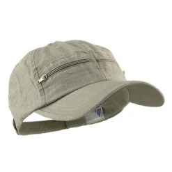 Cotton Washed Pocket Cap -Fashion Accessories Store 1236355390 2