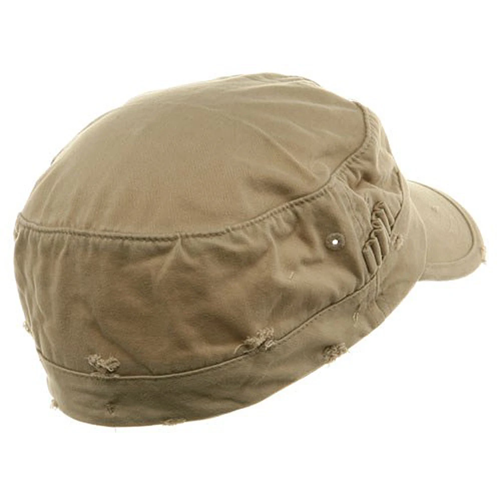 Washed Cotton Fitted Army Cap 20 Washed Cotton Fitted Army Cap - Image 18
