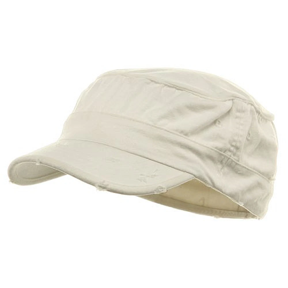Washed Cotton Fitted Army Cap 11 Washed Cotton Fitted Army Cap - Image 9