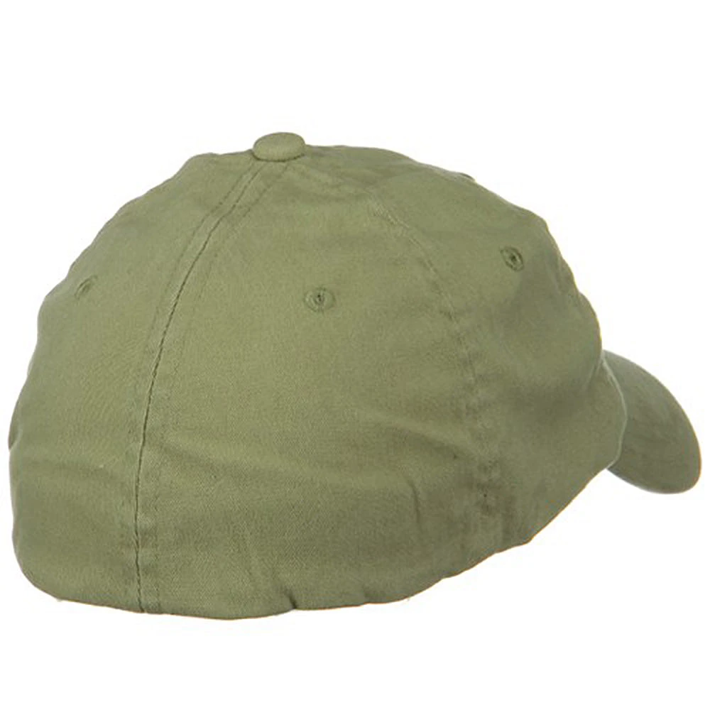 Light Brush Twill Fitted Cap 20 Light Brush Twill Fitted Cap - Image 18