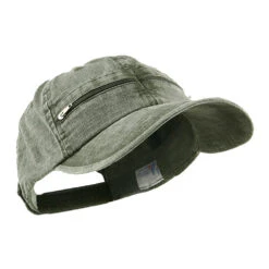 Cotton Washed Pocket Cap -Fashion Accessories Store 1298393197 2