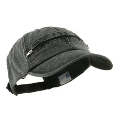 Cotton Washed Pocket Cap -Fashion Accessories Store 1298393305 2
