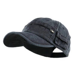 Cotton Washed Pocket Cap -Fashion Accessories Store 1298393405 4