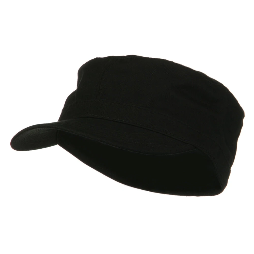 Cotton Fitted Military Cap 3 Cotton Fitted Military Cap