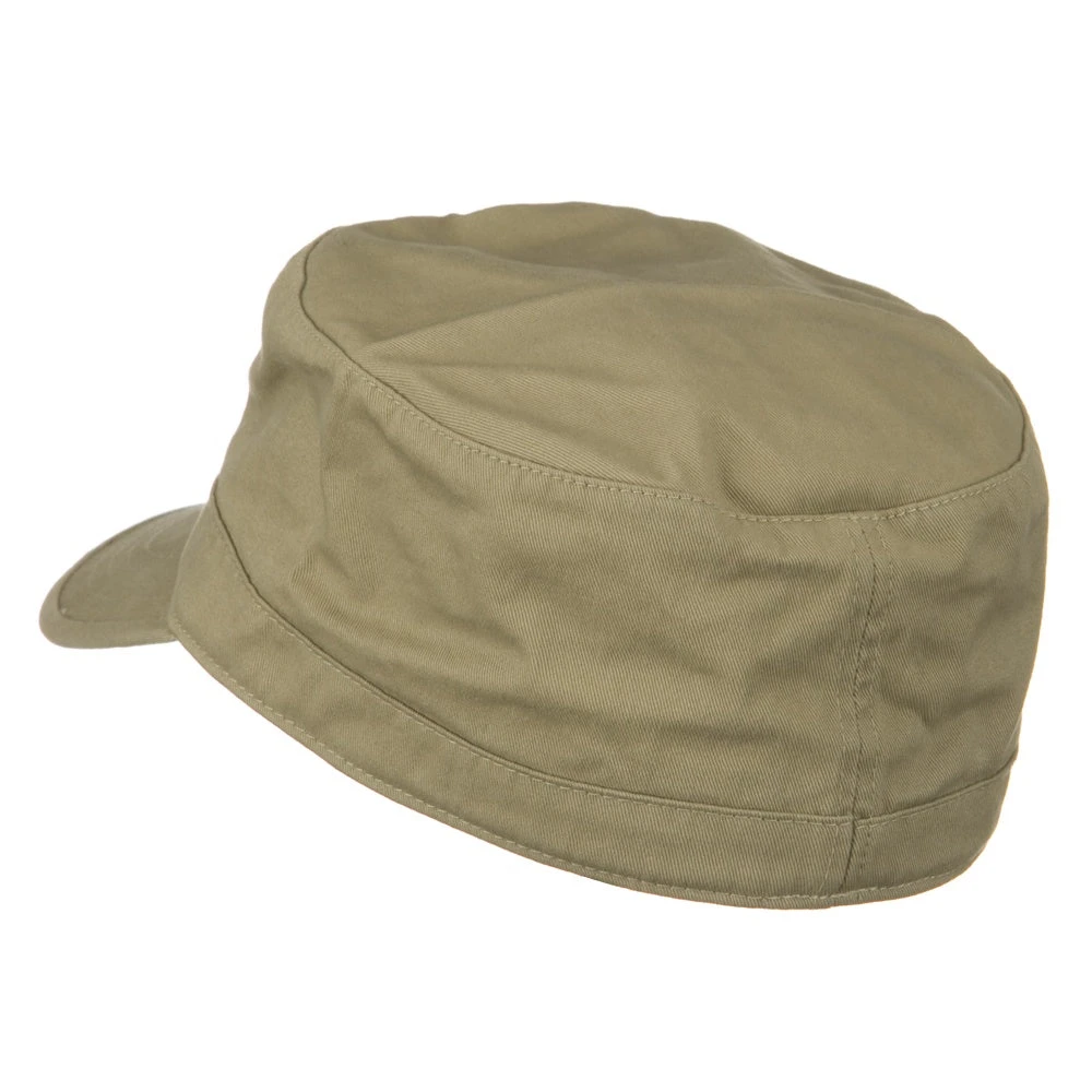 Cotton Fitted Military Cap 9 Cotton Fitted Military Cap - Image 7