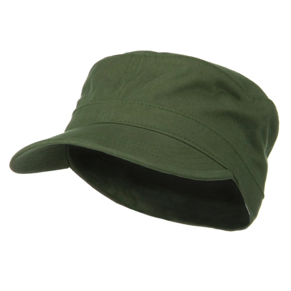 Cotton Fitted Military Cap 13 Cotton Fitted Military Cap - Image 11