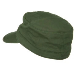 Cotton Fitted Military Cap 28 Cotton Fitted Military Cap -Fashion Accessories Store 1307442517 6