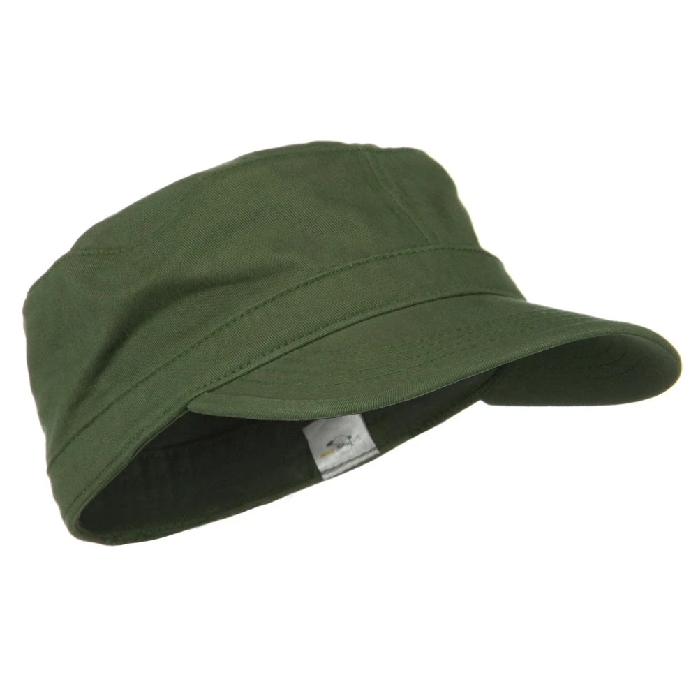 Cotton Fitted Military Cap 16 Cotton Fitted Military Cap - Image 14