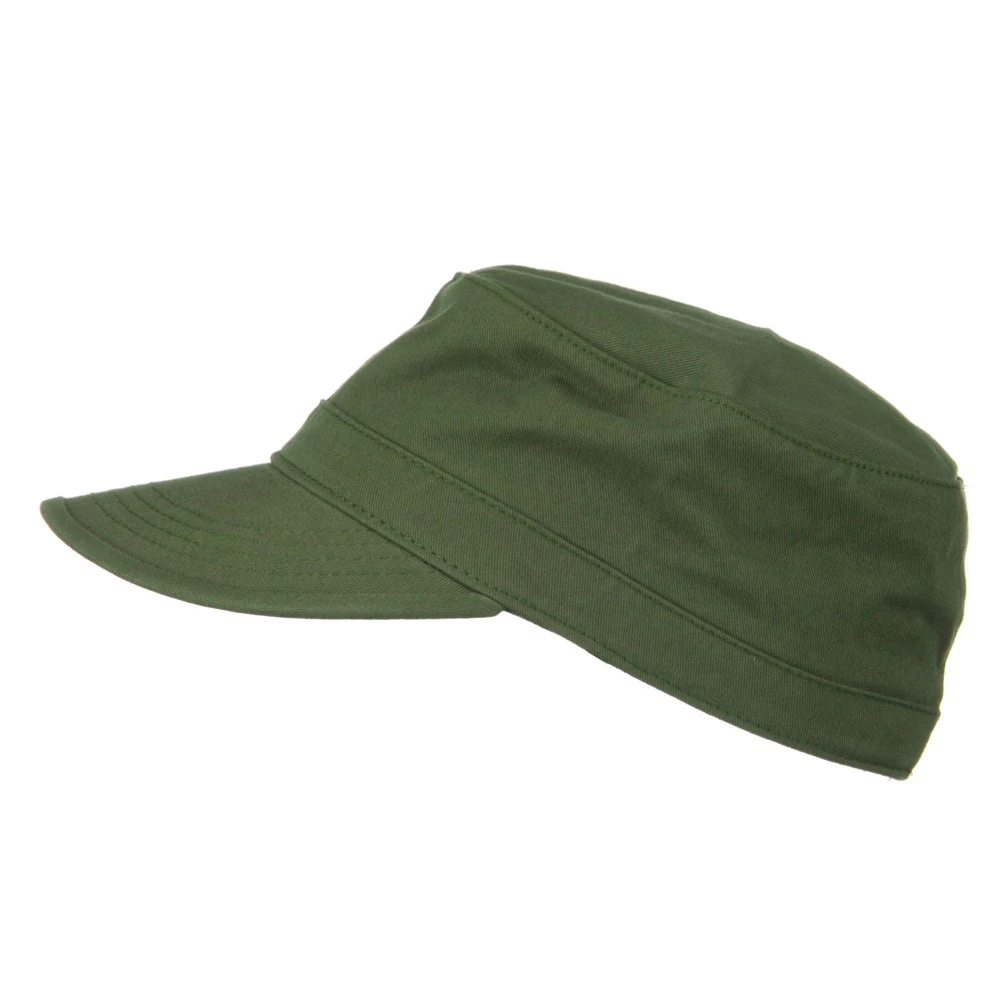 Cotton Fitted Military Cap 17 Cotton Fitted Military Cap - Image 15