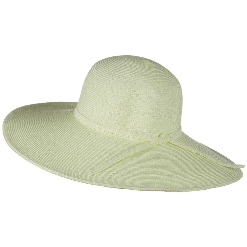 UPF 50+ Cotton Paper Braid 5 Inch Brim Self Tie Hat 9 UPF 50+ Cotton Paper Braid 5 Inch Brim Self Tie Hat - Image 7
