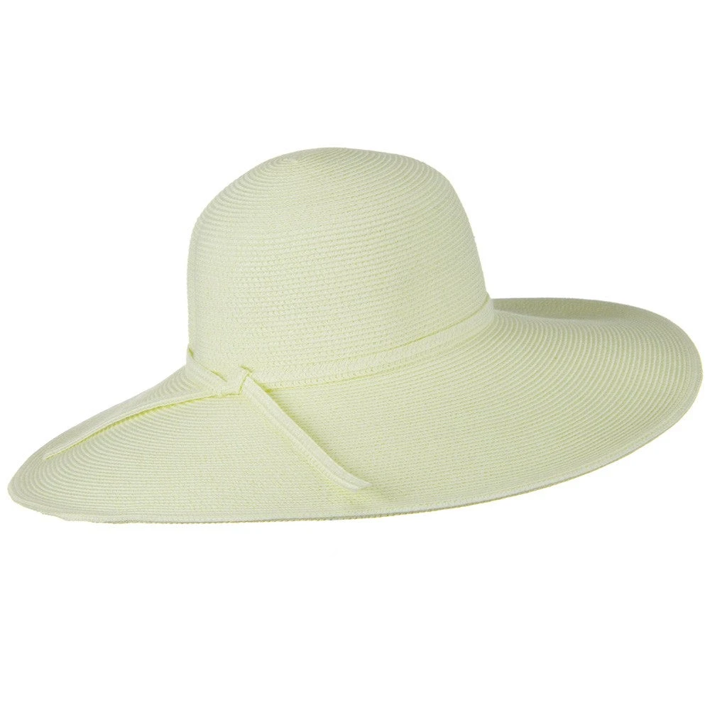 UPF 50+ Cotton Paper Braid 5 Inch Brim Self Tie Hat 10 UPF 50+ Cotton Paper Braid 5 Inch Brim Self Tie Hat - Image 8
