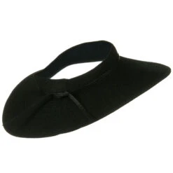 UPF50+ Crownless 4 Inch Wide Brim Visor -Fashion Accessories Store 1314200770 2