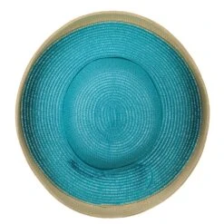 Two Tone Wide Tan Kettle Brim Hat -Fashion Accessories Store 1330675065 3