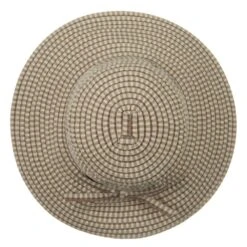 UPF 50+ Checkered 4 Inch Brim Self Tie Hat 25 UPF 50+ Checkered 4 Inch Brim Self Tie Hat -Fashion Accessories Store 1331210358 3