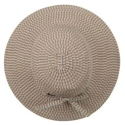 UPF 50+ Checkered 4 Inch Brim Self Tie Hat 35 UPF 50+ Checkered 4 Inch Brim Self Tie Hat -Fashion Accessories Store 1331210538 3