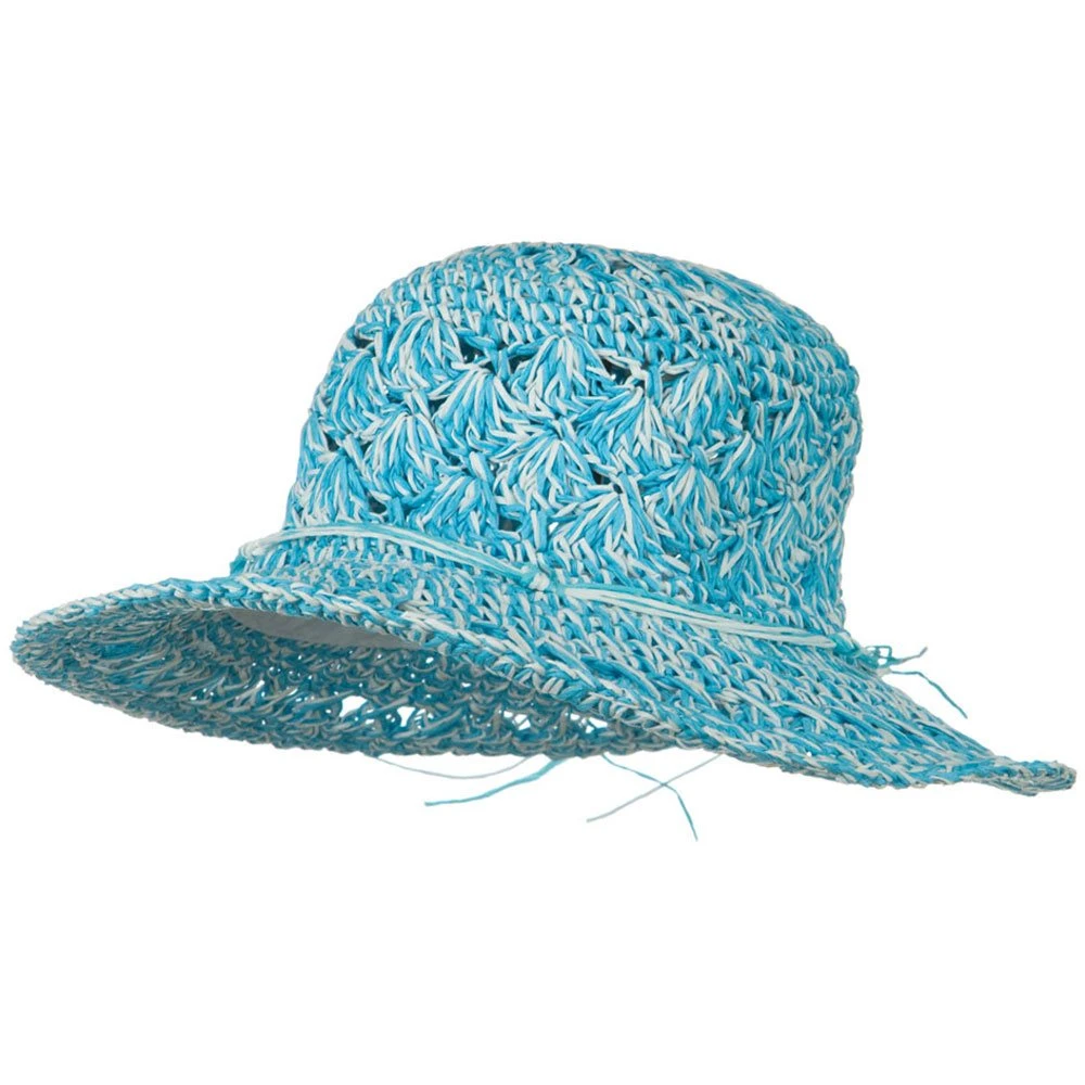 Girls Scallop Design Self Tie Hat 8 Girls Scallop Design Self Tie Hat - Image 6