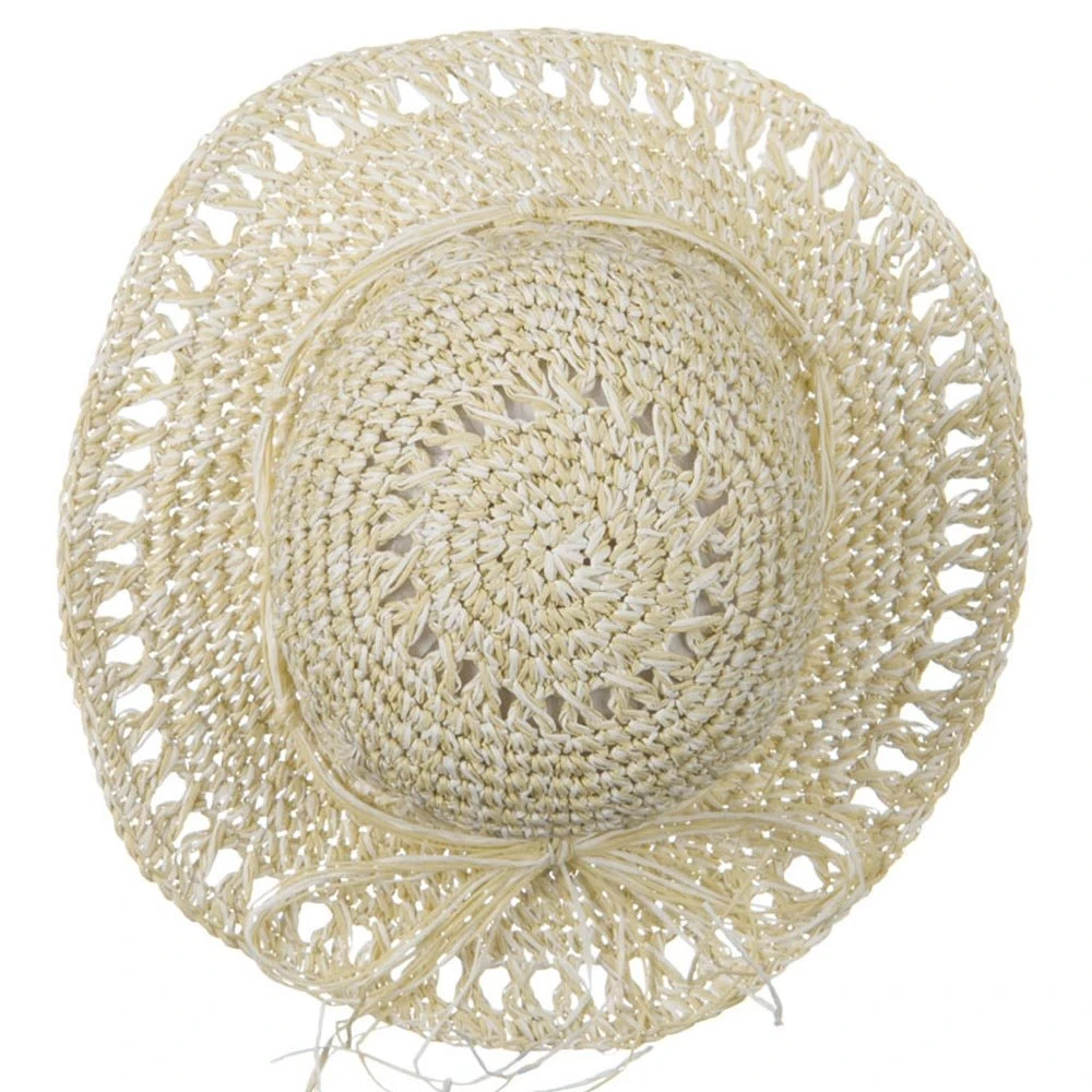 Girls Scallop Design Self Tie Hat 7 Girls Scallop Design Self Tie Hat - Image 5