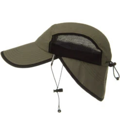 UV 50+ Talson Short Flap Cap -Fashion Accessories Store 1336725778 3