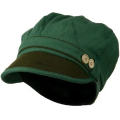 Women's 2 Tone Wool Poly Blend Newsboy Cap