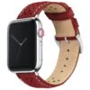 Apple Watch | Crimson Red & Linen Stitch Racing Horween Leather -Fashion Accessories Store APPL RACQR CRIMLIN SS DT1 16