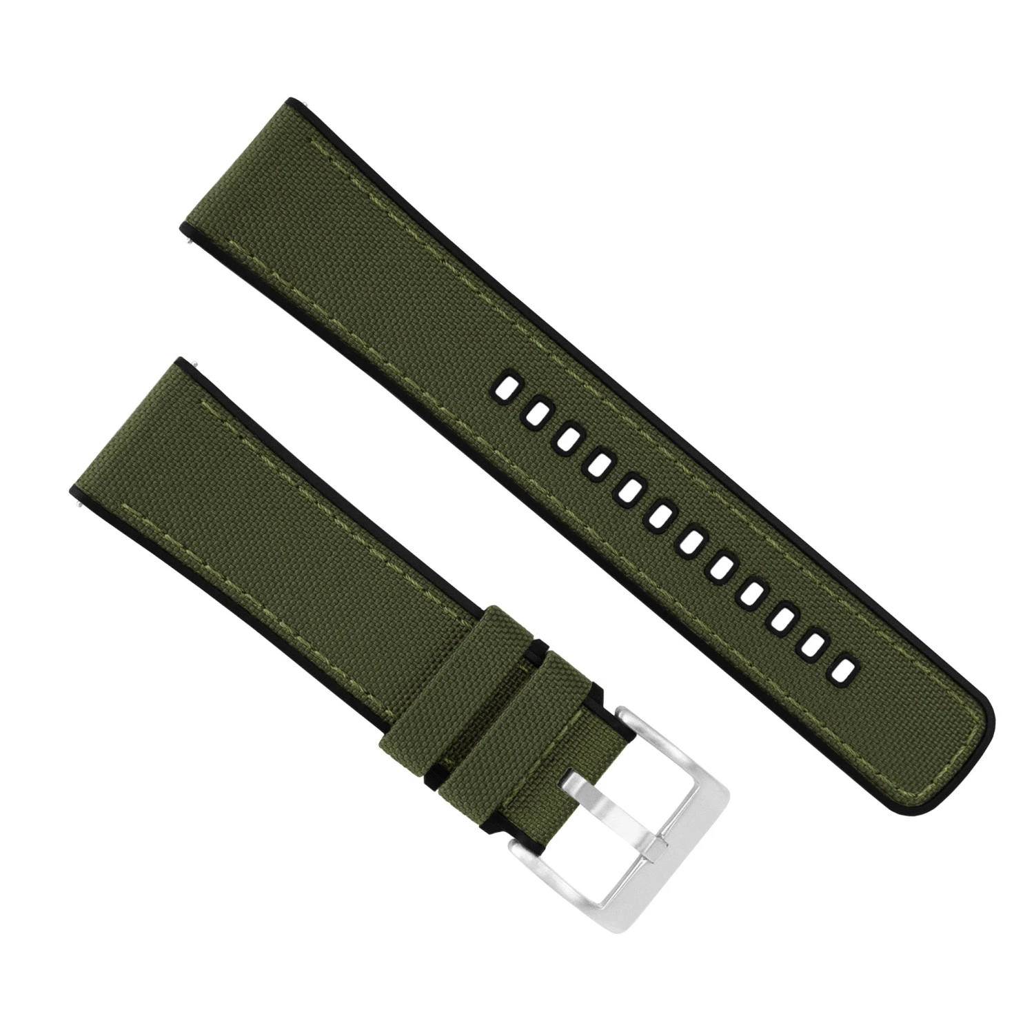 Amazfit Bip | Cordura Fabric & Silicone Hybrid | Army Green 5 Amazfit Bip | Cordura Fabric & Silicone Hybrid | Army Green - Image 3