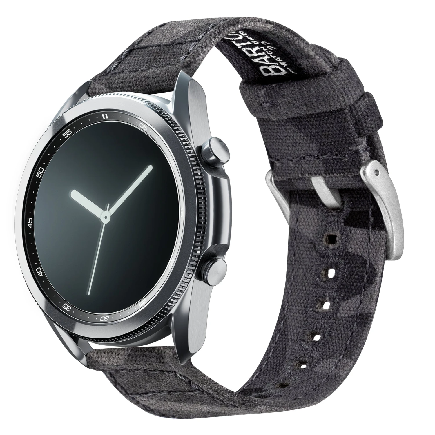 Samsung Galaxy Watch5 | Grey Camouflage Canvas 5 Samsung Galaxy Watch5 | Grey Camouflage Canvas - Image 3