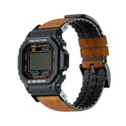 Cedar Brown Leather And Rubber Hybrid | G-SHOCK