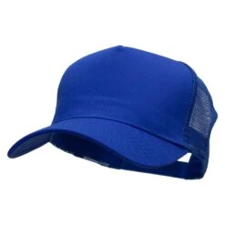 Five Panels Pro Style Trucker Mesh Cap -Fashion Accessories Store aa003tu royal 2