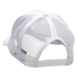 Five Panels Pro Style Trucker Mesh Cap -Fashion Accessories Store aa004tu white 3