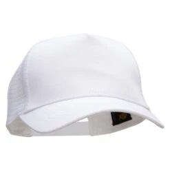 Five Panels Pro Style Trucker Mesh Cap -Fashion Accessories Store aa004tu white 5