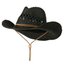 Adjustable Chin Strap Cowboy Hat