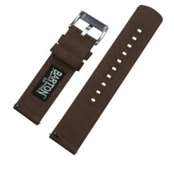 Amazfit Bip | Chocolate Brown Canvas -Fashion Accessories Store amazfit bip chocolate brown canvas amazfit bip barton watch bands 117954