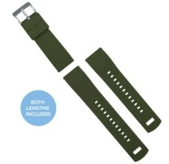 Army Green Top / Black Bottom | Elite Silicone -Fashion Accessories Store army green top black bottom elite silicone elite silicone barton watch bands 178794
