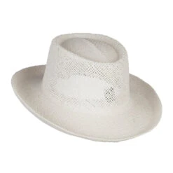 Gambler Shape Toyo Hat -Fashion Accessories Store be002fr white 2