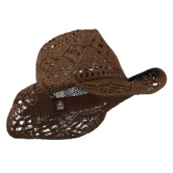 Solid Color Straw Cowboy Hat -Fashion Accessories Store ch001cw 4