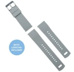 Cool Grey Top / Black Bottom | Elite Silicone -Fashion Accessories Store cool grey top black bottom elite silicone elite silicone barton watch bands 497437