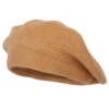 Ladies Acrylic Angora Wide Brim Edge Beret Hat