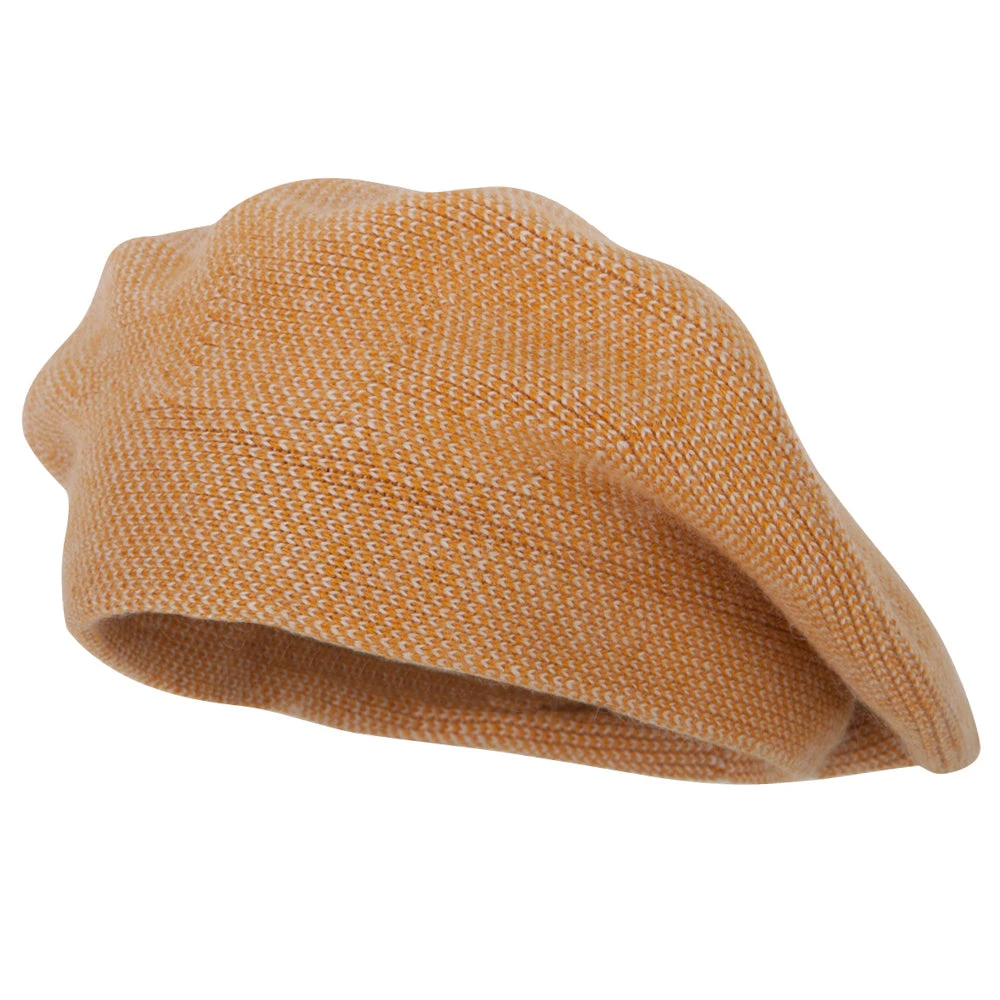 Ladies Acrylic Angora Wide Brim Edge Beret Hat 3 Ladies Acrylic Angora Wide Brim Edge Beret Hat
