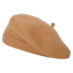 Ladies Acrylic Angora Wide Brim Edge Beret Hat 26 Ladies Acrylic Angora Wide Brim Edge Beret Hat -Fashion Accessories Store da001be mustard 5