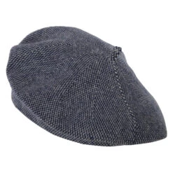 Ladies Acrylic Angora Wide Brim Edge Beret Hat 28 Ladies Acrylic Angora Wide Brim Edge Beret Hat -Fashion Accessories Store da002be blue 2