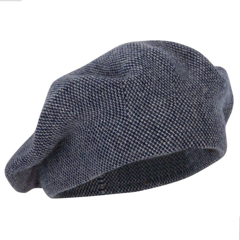 Ladies Acrylic Angora Wide Brim Edge Beret Hat 11 Ladies Acrylic Angora Wide Brim Edge Beret Hat - Image 9