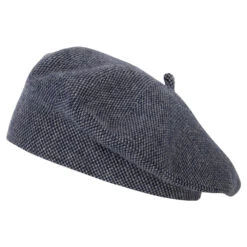 Ladies Acrylic Angora Wide Brim Edge Beret Hat 31 Ladies Acrylic Angora Wide Brim Edge Beret Hat -Fashion Accessories Store da002be blue 5