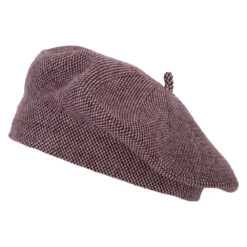 Ladies Acrylic Angora Wide Brim Edge Beret Hat 36 Ladies Acrylic Angora Wide Brim Edge Beret Hat -Fashion Accessories Store da003be burgundy 5
