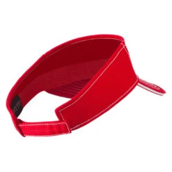Otto Contrast Stitch Sandwich Visor -Fashion Accessories Store ds002vb red 3