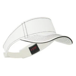 Otto Contrast Stitch Sandwich Visor -Fashion Accessories Store ds005vb white 4