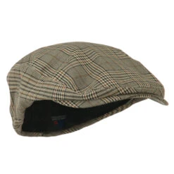 Elastic Plaid Fashion Ivy Cap 20 Elastic Plaid Fashion Ivy Cap -Fashion Accessories Store ep001sic khaki 4