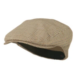 Elastic Plaid Fashion Ivy Cap 22 Elastic Plaid Fashion Ivy Cap -Fashion Accessories Store ep002sic beige 1